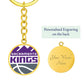 Sacramento Kings (Circle Keychain) NBA