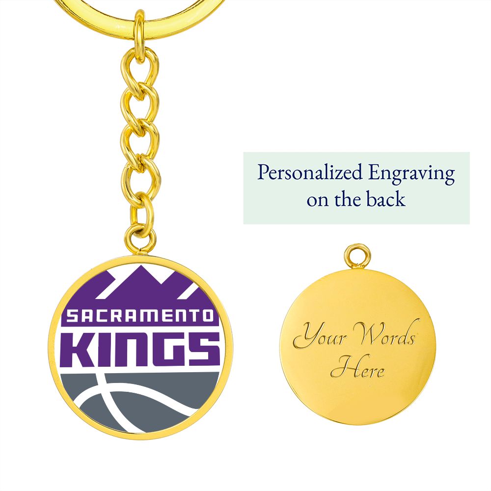 Sacramento Kings (Circle Keychain) NBA