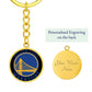 Golden State Warriors (Circle Keychain) NBA