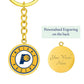 Indiana Pacers (Circle Keychain) NBA