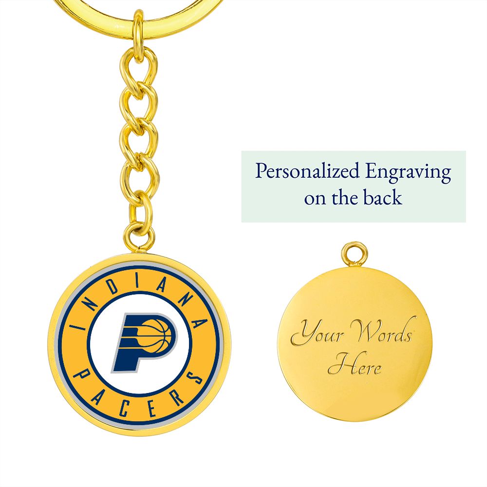 Indiana Pacers (Circle Keychain) NBA