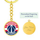 Washington Wizards (Circle Keychain) NBA
