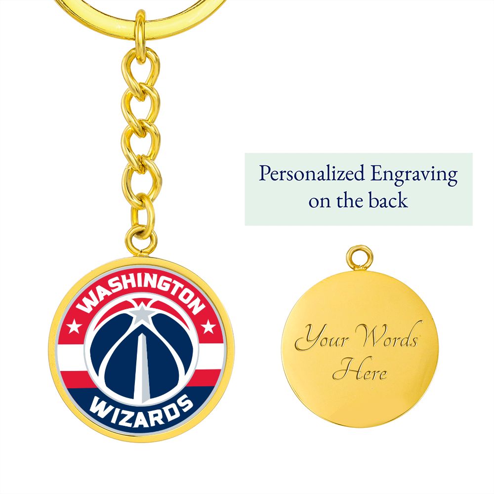 Washington Wizards (Circle Keychain) NBA