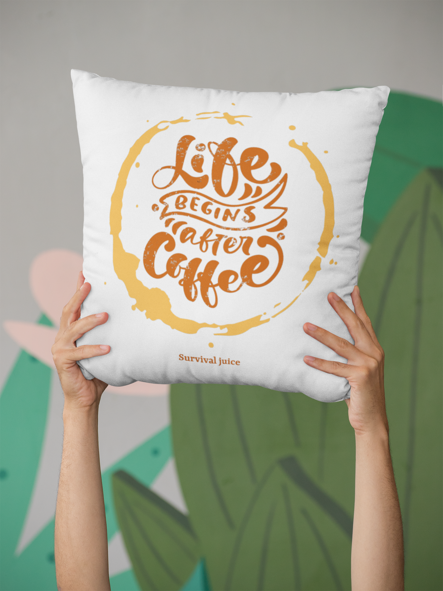 Coffee Indoor/Outdoor Pillow
