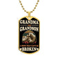 Grandma and Grandson Dog Tag