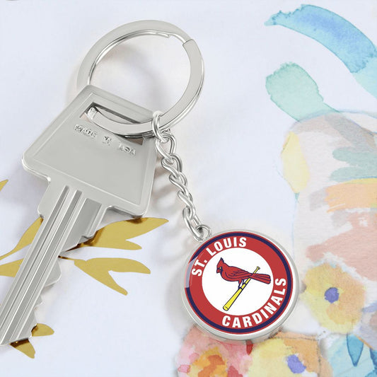 Cardinals (Circle Keychain)