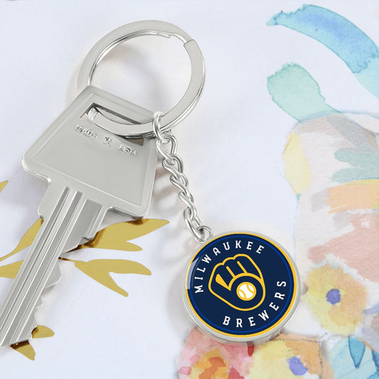Milwaukee Brewers (Circle Keychain)