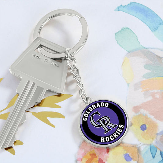 Colorado Rockies (Circle keychain)