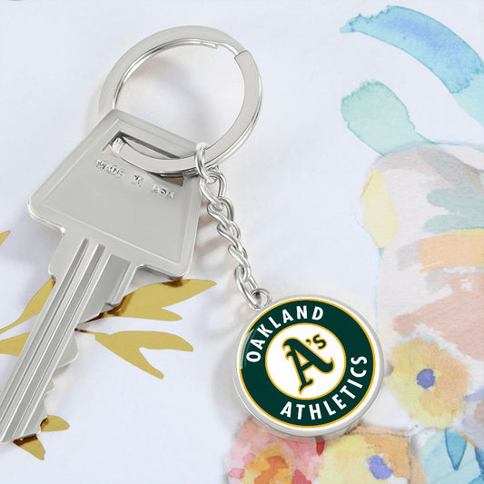 Oakland Athletics (Circle Keychain)