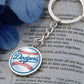 Dodgers (Circle keychain)