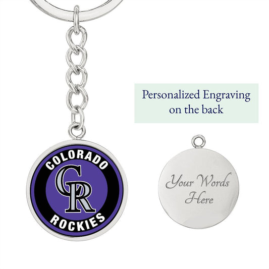 Colorado Rockies (Circle keychain)