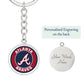 Atlanta Braves (Circle Key Chain)