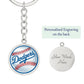 Dodgers (Circle keychain)