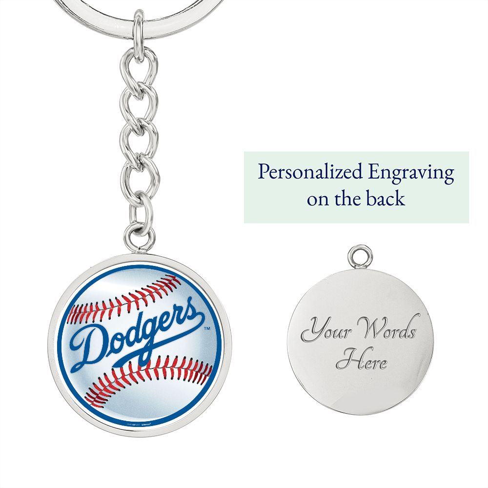 Dodgers (Circle keychain)