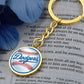 Dodgers (Circle keychain)