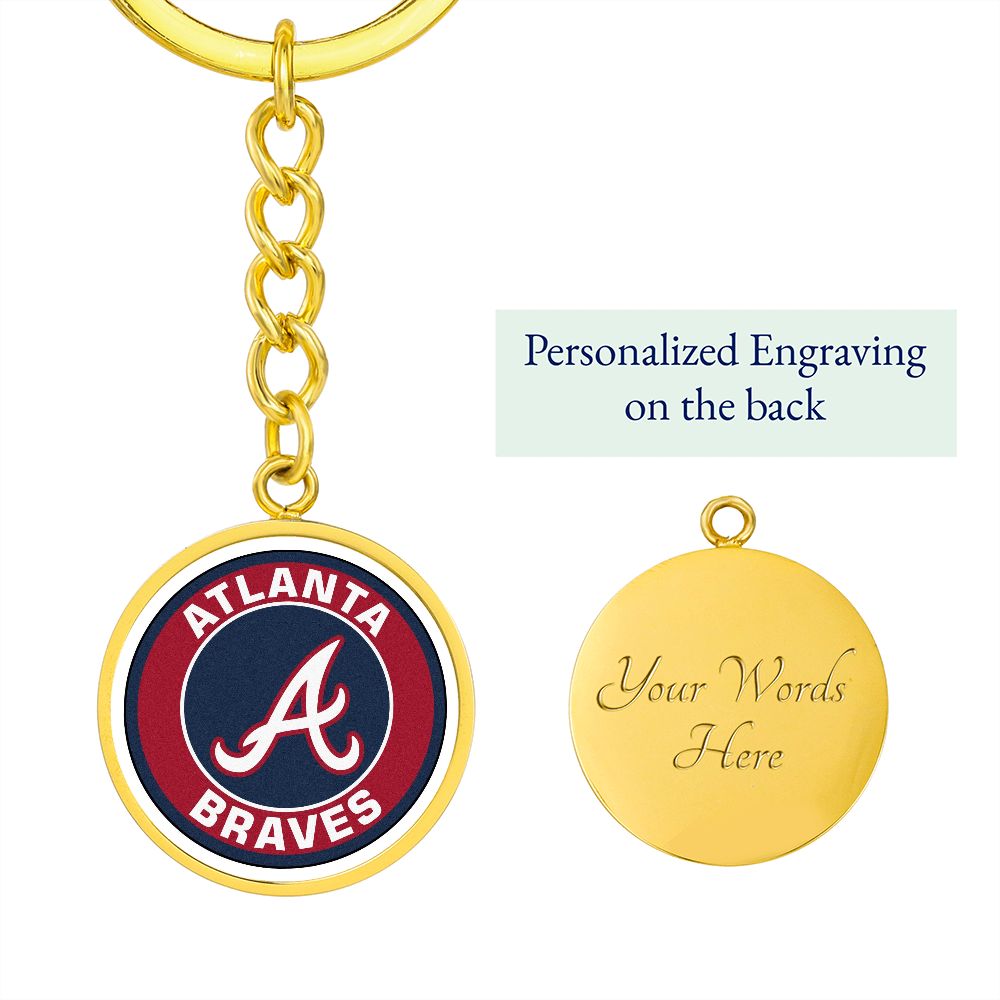 Atlanta Braves (Circle Key Chain)